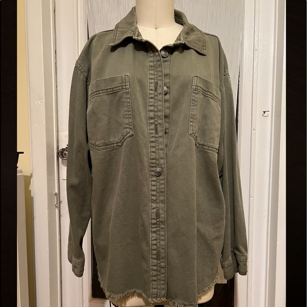 SOLD Garage cargo shirt jacket
